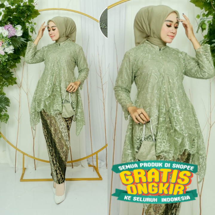 (COD) GC + SET KEBAYA BUSUI MODERN- SET KEBAYA MODERN - KEBAYA TILE - KEBAYA PESTA - KEBAYA WISUDA -