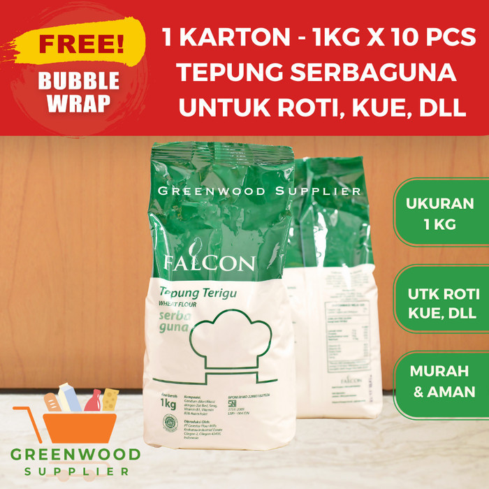 

[Premium] Tepung Terigu Falcon 10kg (HALAL HIGH QUALITY)