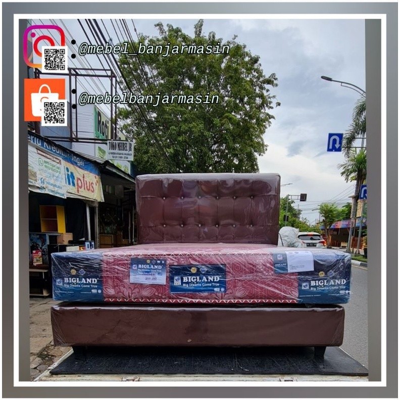 KASUR/SET SPRING BED BIGLAND STD
