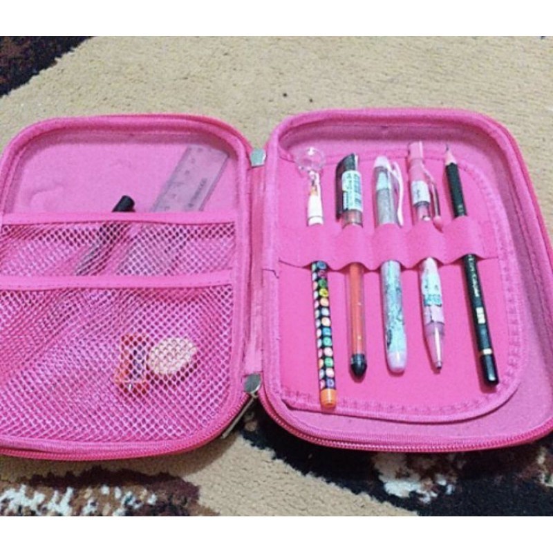 

gk *FRAULEINCO* GROSIR Pencil Case / kotak pensil EMBOSS 6D Unicorn, Lol, Frozen, Batman, Spiderman