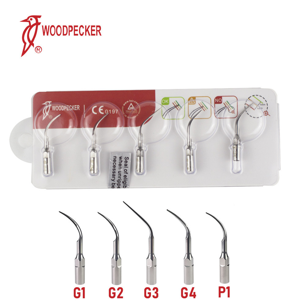 

5pcs Woodpecker DTE Dental Ultrasonic Scaler Tips Scaling Endo Tip Dentistry Instruments Medical Accessories Fit EMS Satelec