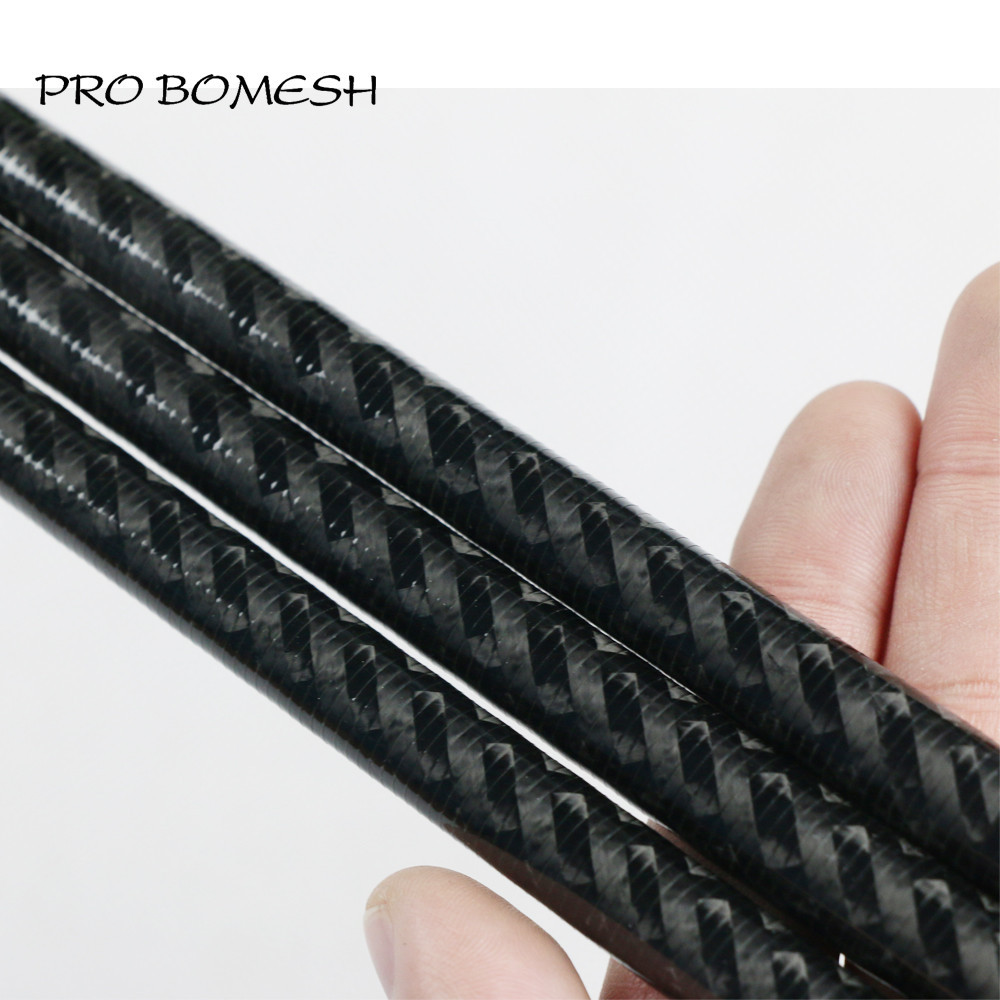 Pro Bomesh 2 Blanks 2.21M 1 Section MH Power Xrays Wrapping Carbon Fiber Bass Rod Blank DIY Fishing 