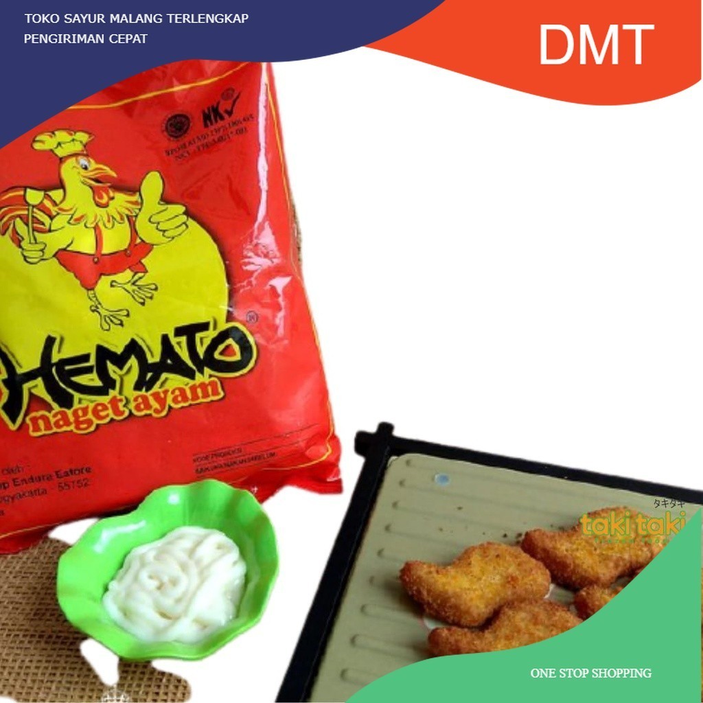 

Hemato Chicken Nugget, Naget Ayam Enak, Naget Ayam Frozen kemasan 500gram