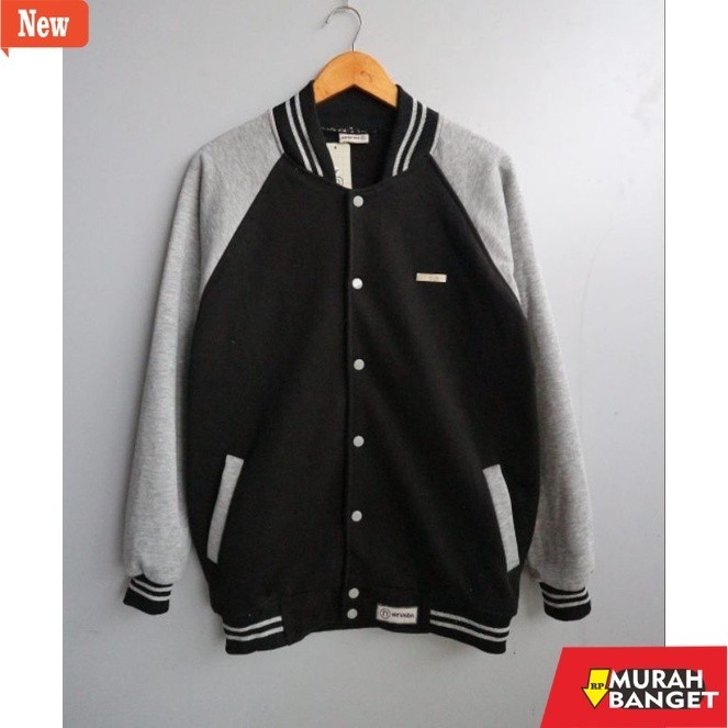 jaket bomber pria original Jaket  Varsity Nevada Baseball Pria/Wanita