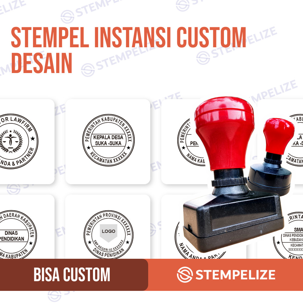 

Stempel Instansi Custom Desain
