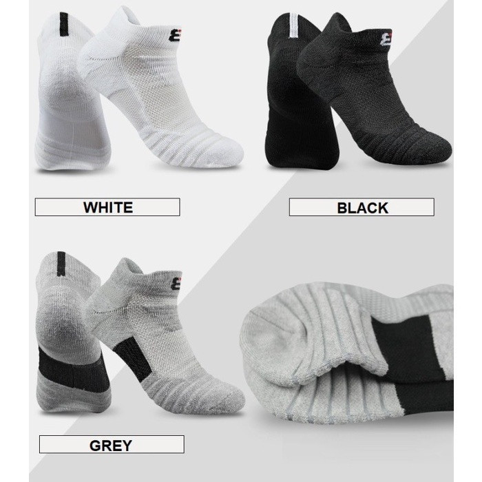 Kaos Kaki Pria Sport Gym / Kaos Kaki Pendek Olahraga / Kaos Kaki Pendek Pria Sport Tebal Olahraga Gy