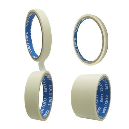 

Ready Solasi Isolasi lakban Kertas Masking Tape Lakban Lem 12 mm x 10 yard