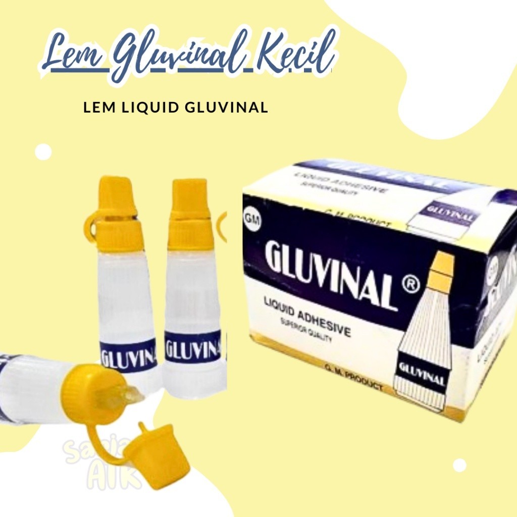 

Lem Kertas / Lem Cair KECIL / Lem Gluvinal 22ml