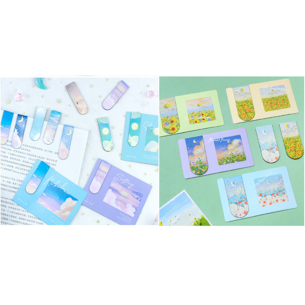 

HFM Pembatas buku magnet starry sky berbagai motif