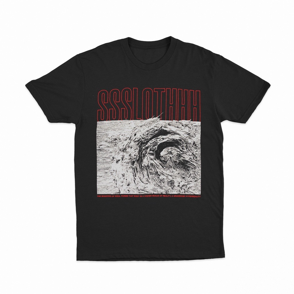 KAOS BAND Tshirt Ssslothhh - Simulacra Bahan Cotton Combed 24s Tebal