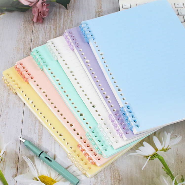 

Buku Tulis Sekolah Notebook Aesthetic Buku Diary Buku Catatan Aesthetic 60 Lembar Lose Leaf Binder barang aesthetic