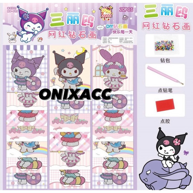 

STIKER DIAMOND PAINTING SANRIO/MIXUE ISI 20