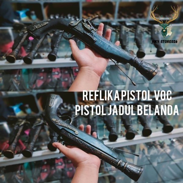 REFLIKA PIST0L VOC JAMAN DULU PROPERTI FILM