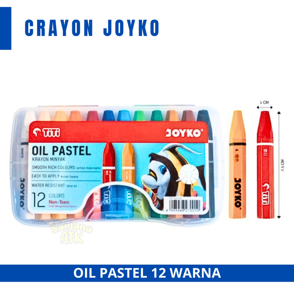 

Crayon Joyko 12 Warna