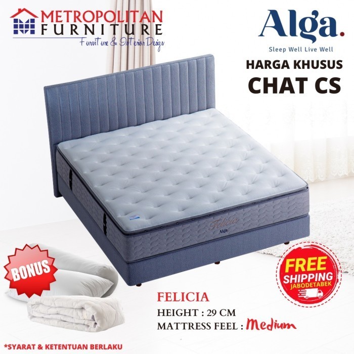 Kasur Springbed Alga Felicia Spring bed matras
