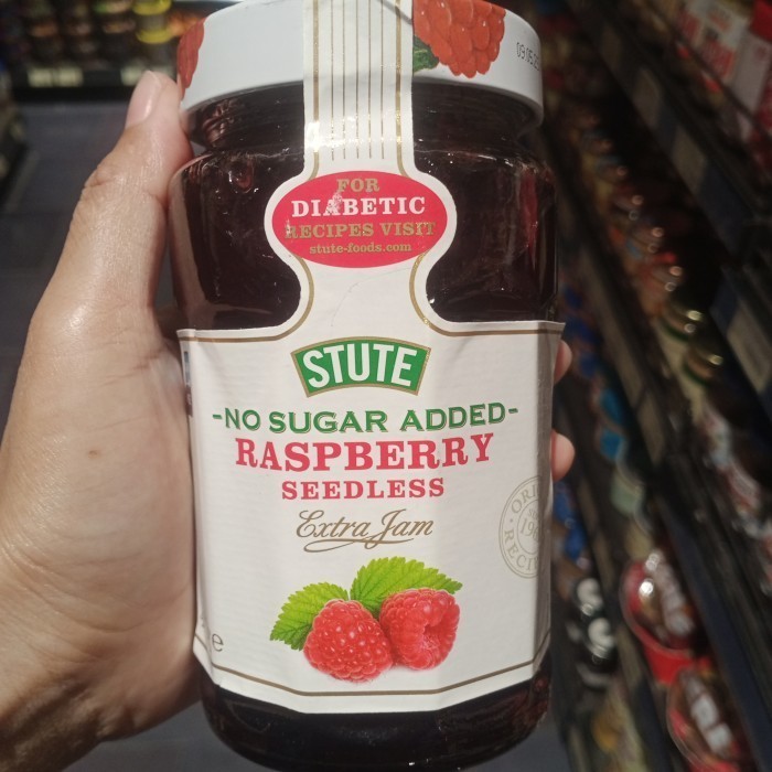 

Stute Raspberry Seedless Jam 430gr - Selai - No Sugar Added