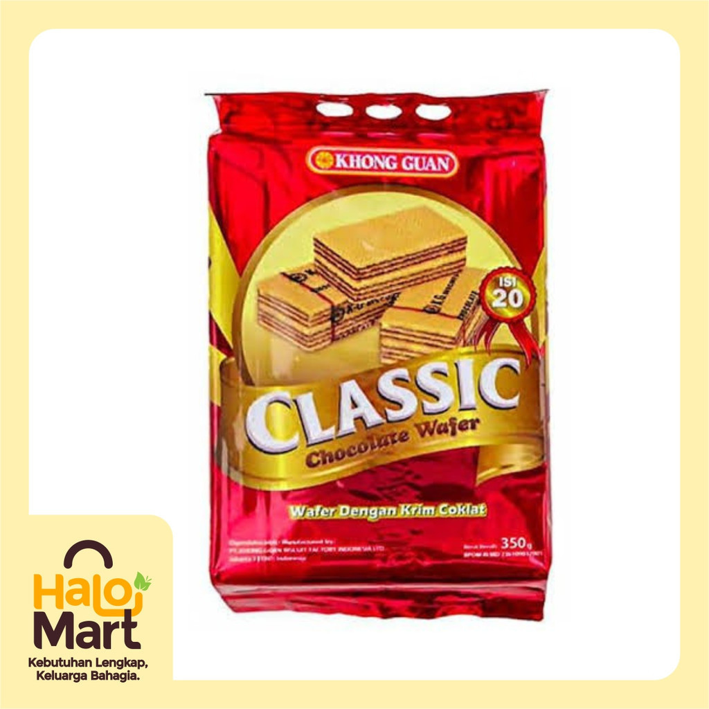 

KHONG GUAN CLASSIC WAFER CHOCOLATE 350 G