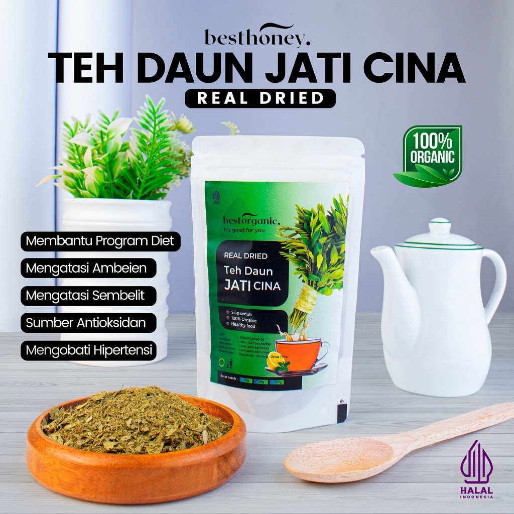 

Best Honey - Teh Diet Daun Jati Cina - Minuman Herbal Alami - Peluntur Lemak - Teh Diabetes