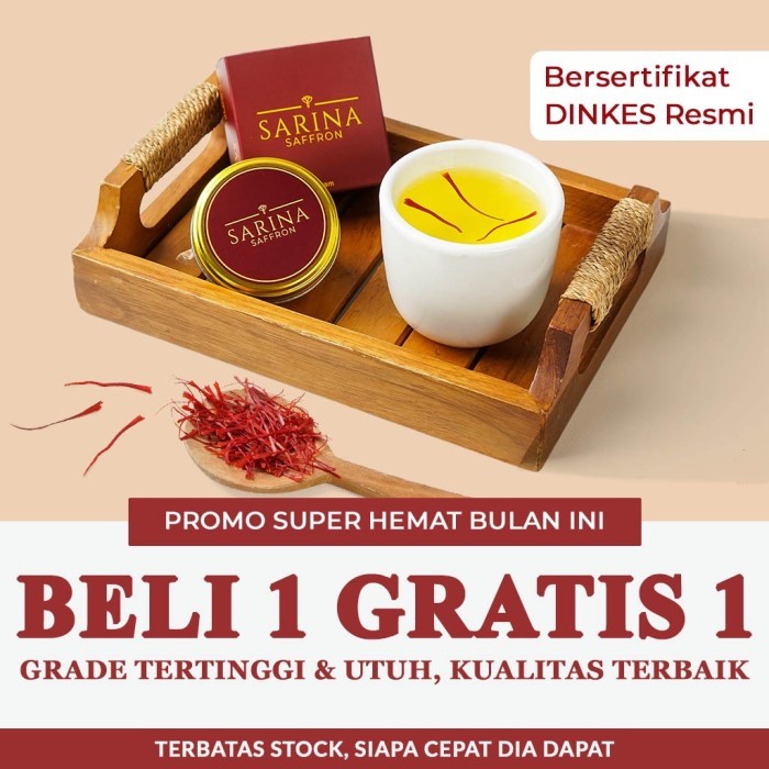 

BELI 1 GRATIS 1 | SAFFRON 100% ORIGINAL IRAN SUPER NEGIN, GRADE A++