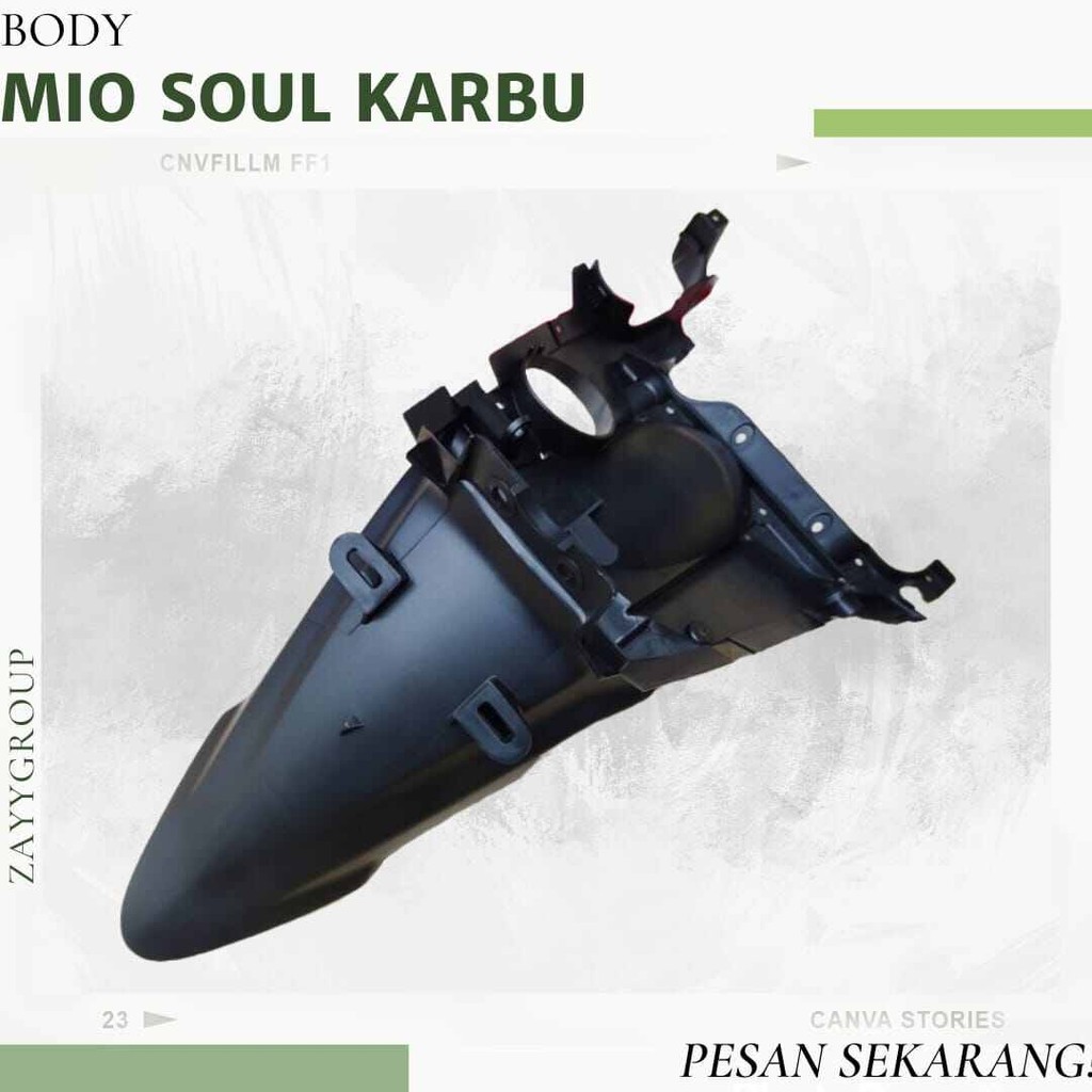 Spakbor Slebor Belakang Yamaha Mio Soul Karbu Lama
