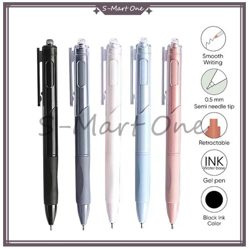 

【Harga grosir】15pcs Pulpen St Cepat Kering Pena Netral Pena Tanda Tangan Pena Putih Kecil Pena Ujian 0.5mm