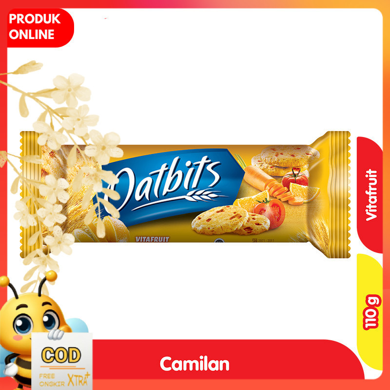 

Oatbits Biskuit Oat Vitafruit 110 g