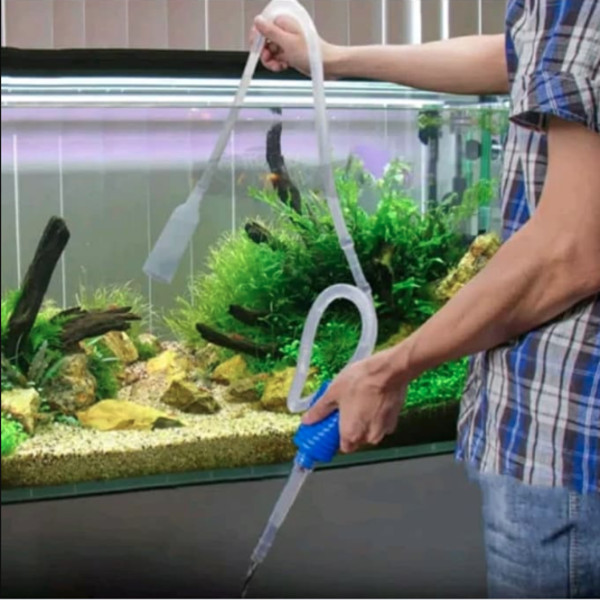 Alat Penguras Air Aquarium / Cleaner Pump Siphon Manual / Selang Pompa Penyedot Pembersih Kolam Ikan