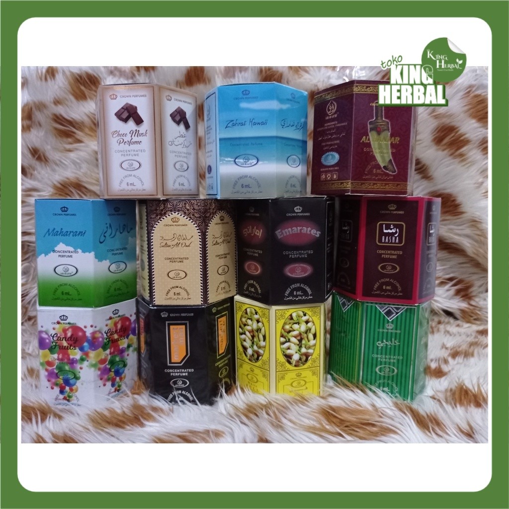 PARFUM ARRAFIF ROLL 6ML WANGI TAHAN LAMA / PARFUM LAKI-LAKI / PARFUM WANITA / AROMA OUD BUKIYAH DALA