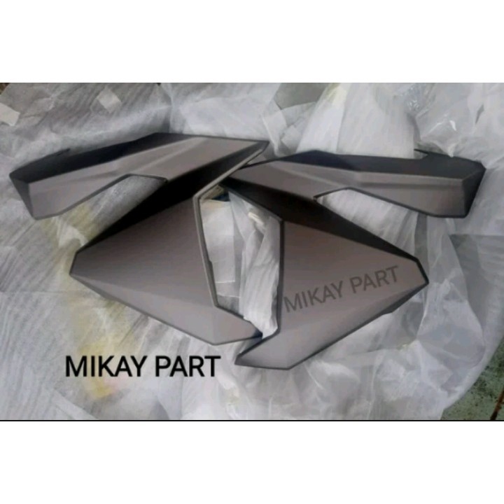 cover Sayap kanan kiri Vario 125 150 led coklat doff