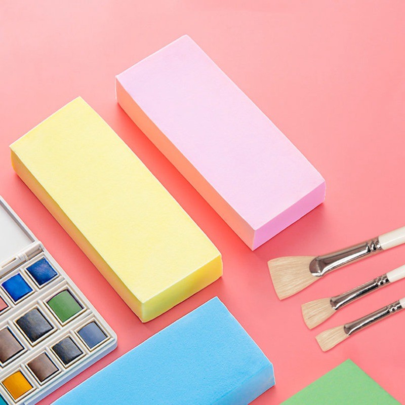 

1pc Corlorful Art Paint Water Absorbing Sponge for Watercolor/Gouache/Acrylic/Oil Painting Cleaning Tool Art Supplies