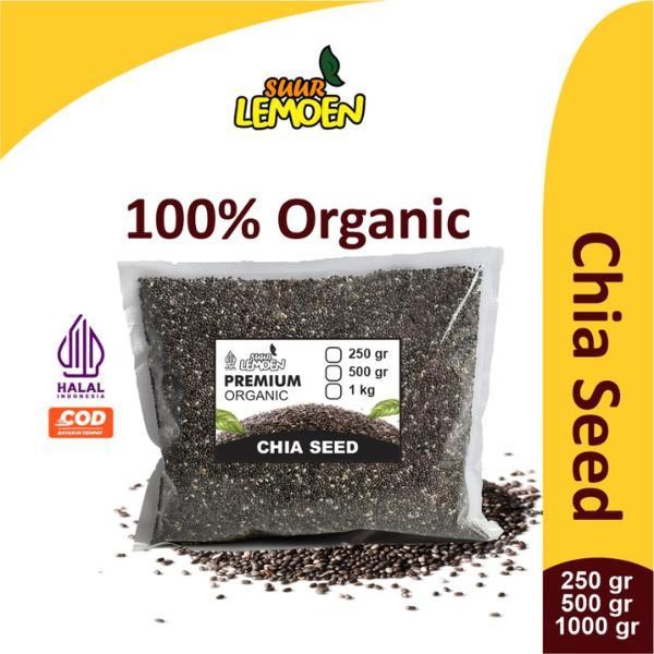 

SUUR LEMOEN Chia Seed 500gr Organic Premium quality by bonis