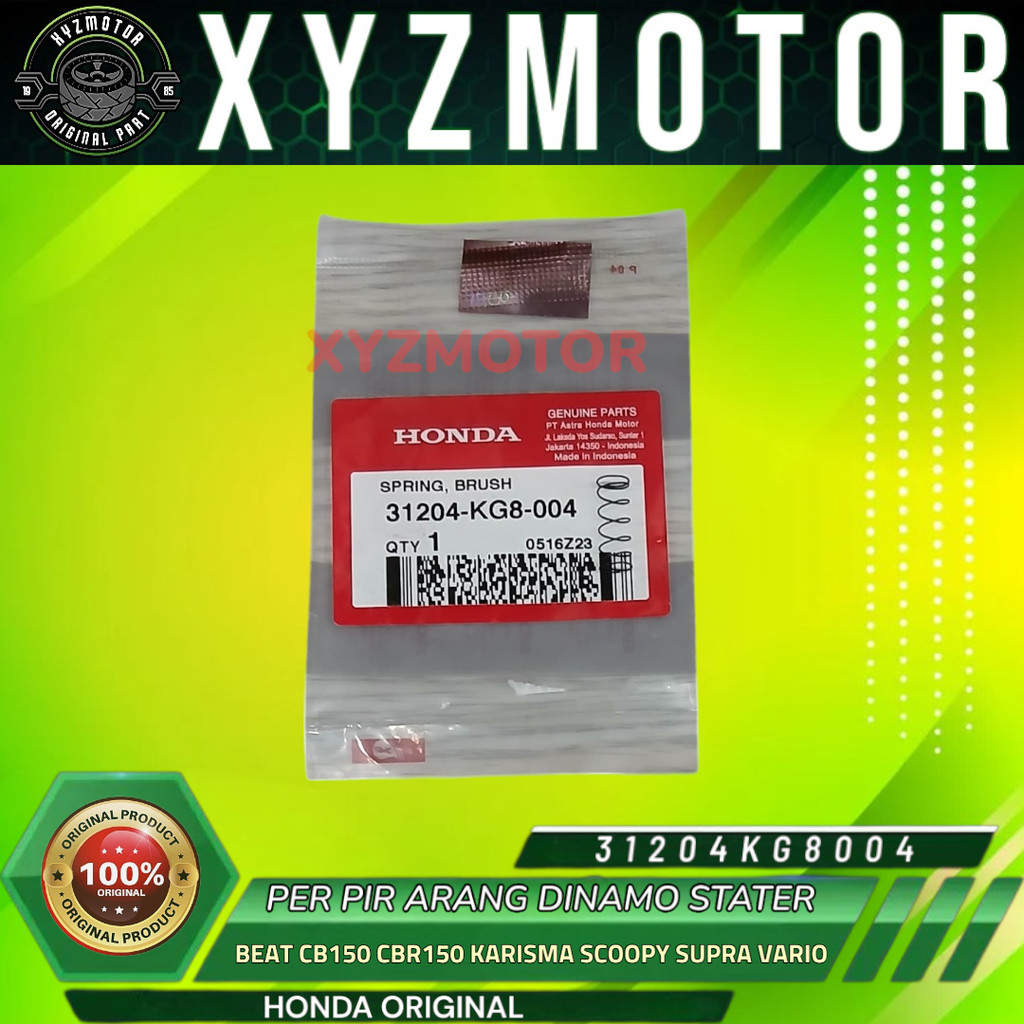 PER PIR ARANG DINAMO STATER BEAT CBR  SUPRA CRF REVO SCOOPY SUPRA VARIO  HONDA ORI 31204-KG8-004