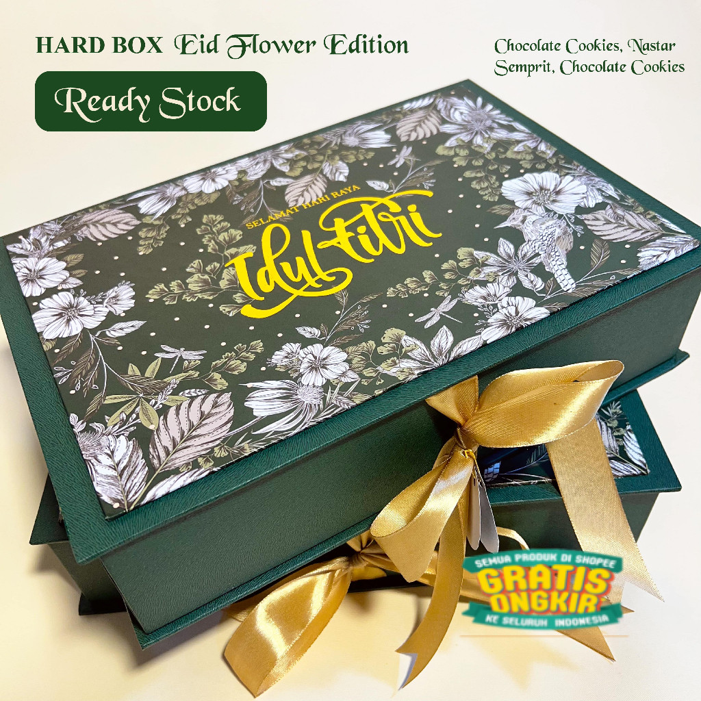 

Hampers Lebaran Kue Kering Hard Box Flower Edition / Parcel Idul Fitri/ langsung proses