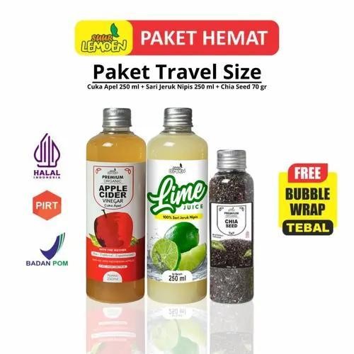 

SUUR LEMOEN 3In1 Cuka Apel 250ml Sari Nipis 250ml CS70 by bonis
