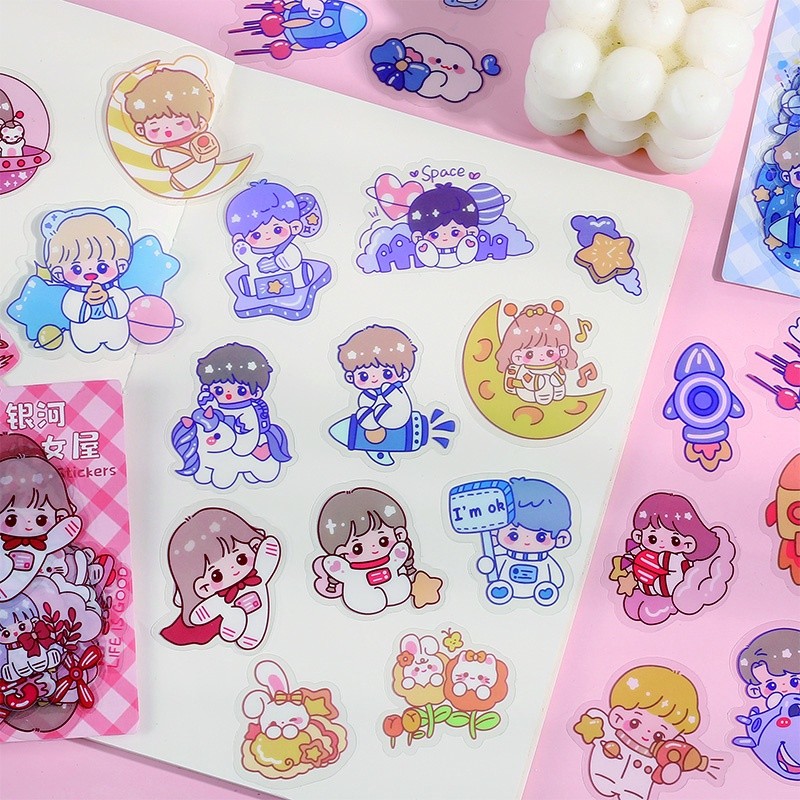 

40pcs Motif Kartun Luar Angkasa Untuk Dekorasi DIY