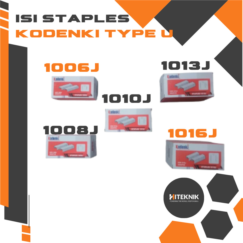 

ISI REFILL STAPLES PAKU TEMBAK JOK TYPE U 1006J 1008J 1010J 1013J 1016