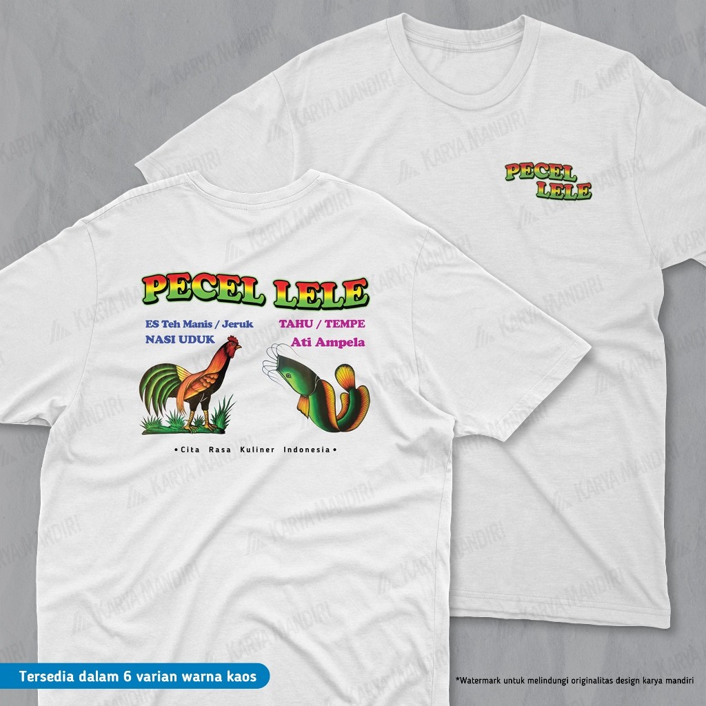 Kaos Distro Pria Kaos Pecel lele Kaos Unik  Kaos premium