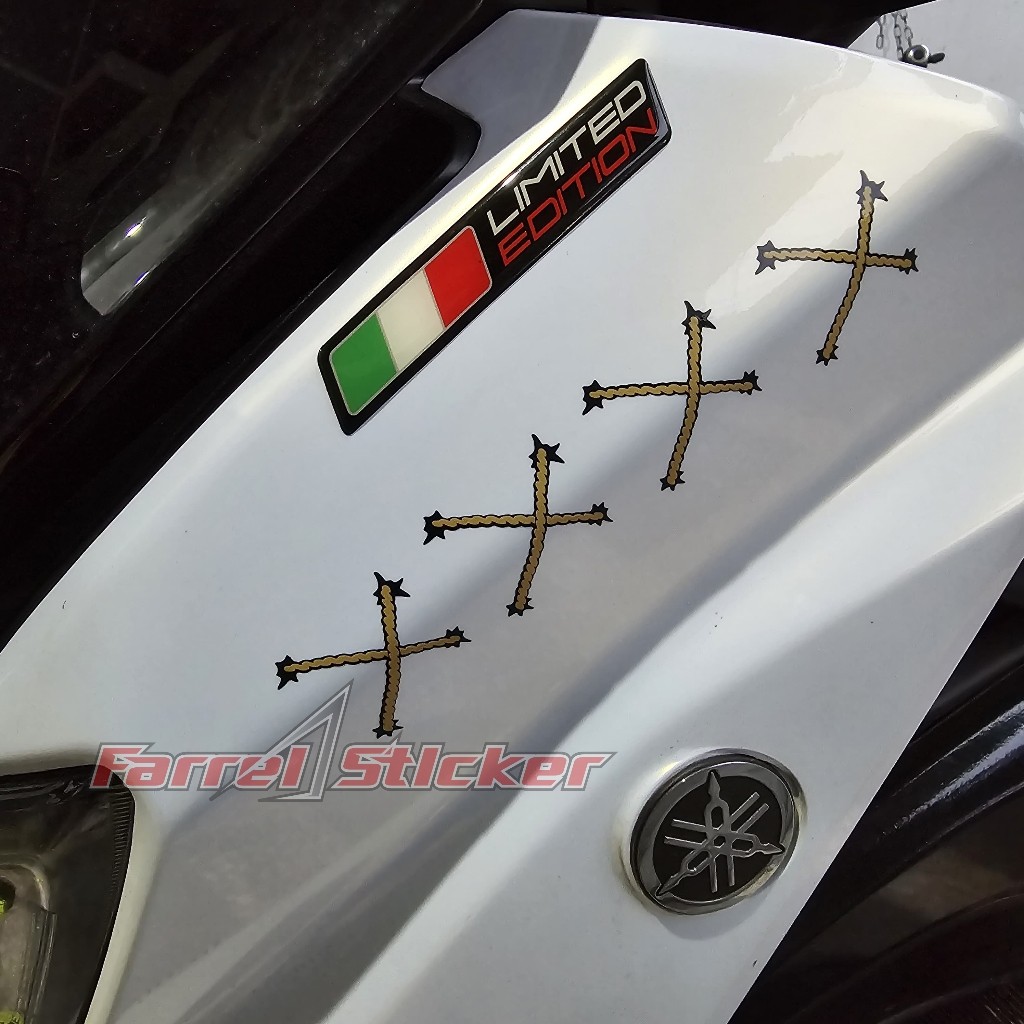 

Sticker tali Ikat Sticker efek Jahit Cutting