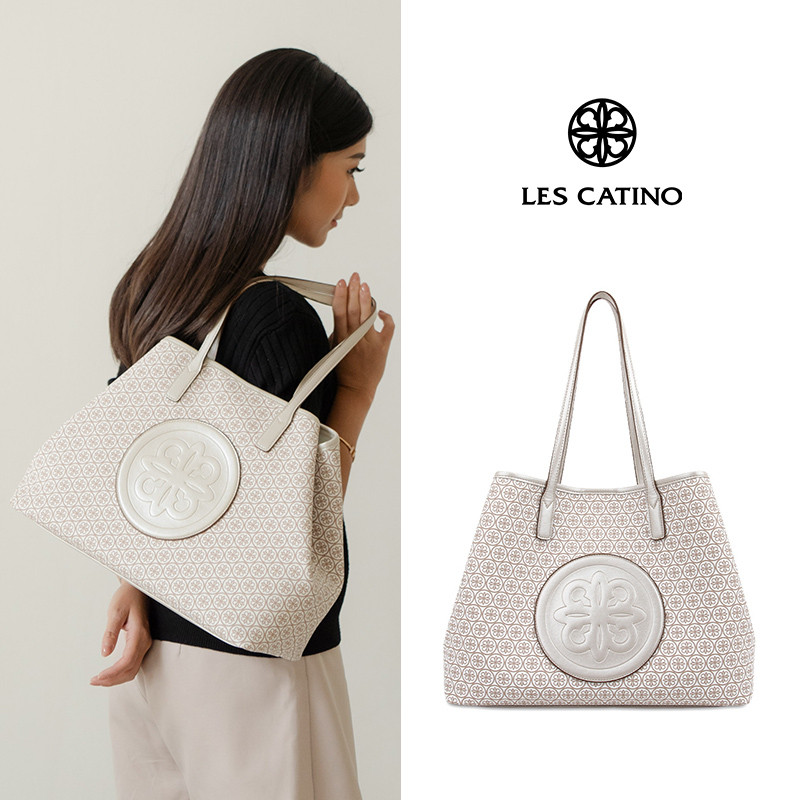 Tas Tote Les Catino Devica Carry All Monogram