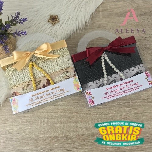 

Souvenir Sajadah Travel Rumbai Arbain - Sovenir Packing Mika | Sofenir Sejadah Dewasa Besar | Hampers Suvenir Oleh Oleh Haji Umroh | Hampers Pengajian Tahlilan Tasyakuran Pernikahan/ keluarga oleh oleh