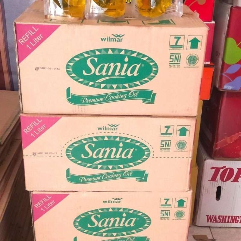 

Minyak Goreng Sania 1 Liter 1 Dus / Minyak Goreng 1 Liter Promo 1 Dus / Minyak Sania 1 Liter 1 Dus