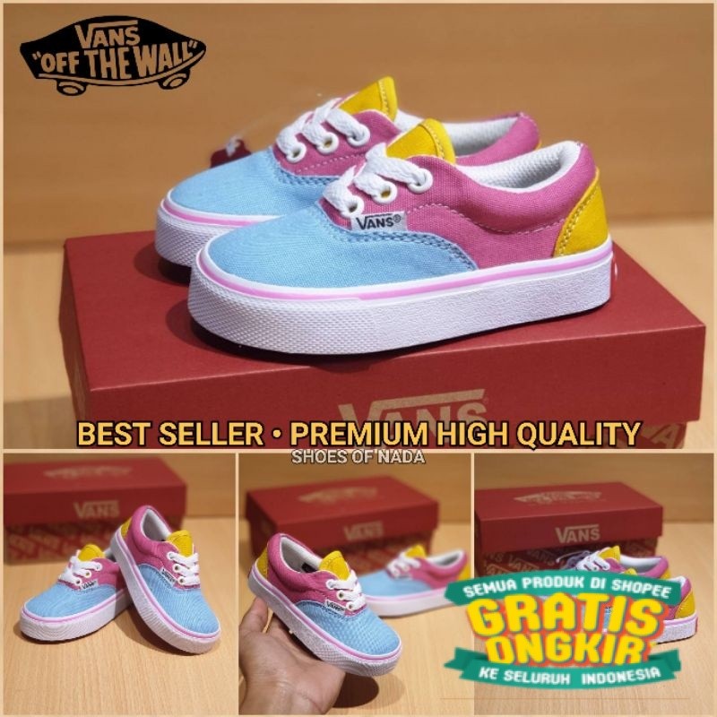 Sepatu vans anak perempuan era sepatu anak perempuan tali sepatu anak cewek premium high quality/ bi