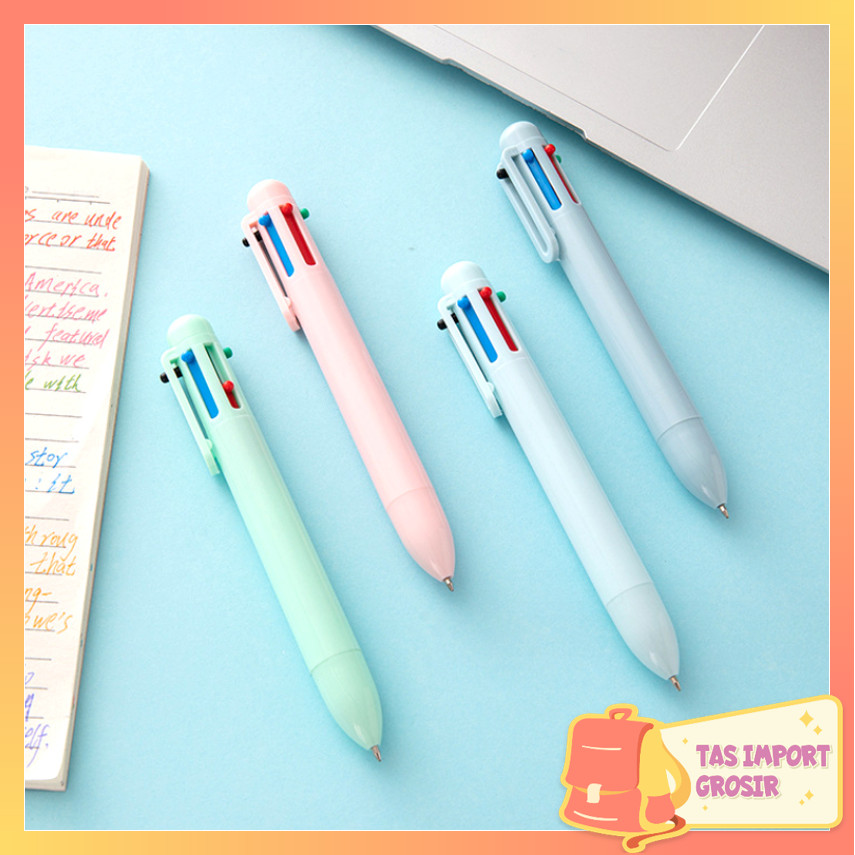 

Tas Import - S5979 Pulpen Warna Mekanik Pastel Color / 6 In 1 Warna Pulpen Multicolor / Pulpen Warna Warni / Pulpen Sekolah Multicolor