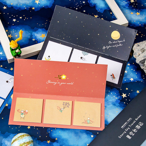 

Menulis Catatan Little Prince Series Sticky Notes Set | Kertas Memo Tempel