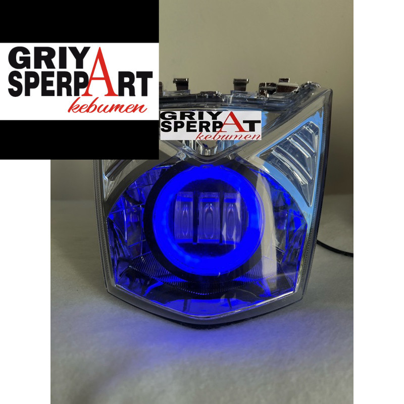 LAMPU DEPAN HONDA BEAT LAMA KARBU  LED