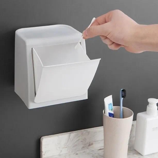 

Desktop Trash Can Wall Mounted Mini Waste Bin For Desktop Office Table Car Self Adhesive Trash Container Trash Bin Accessories