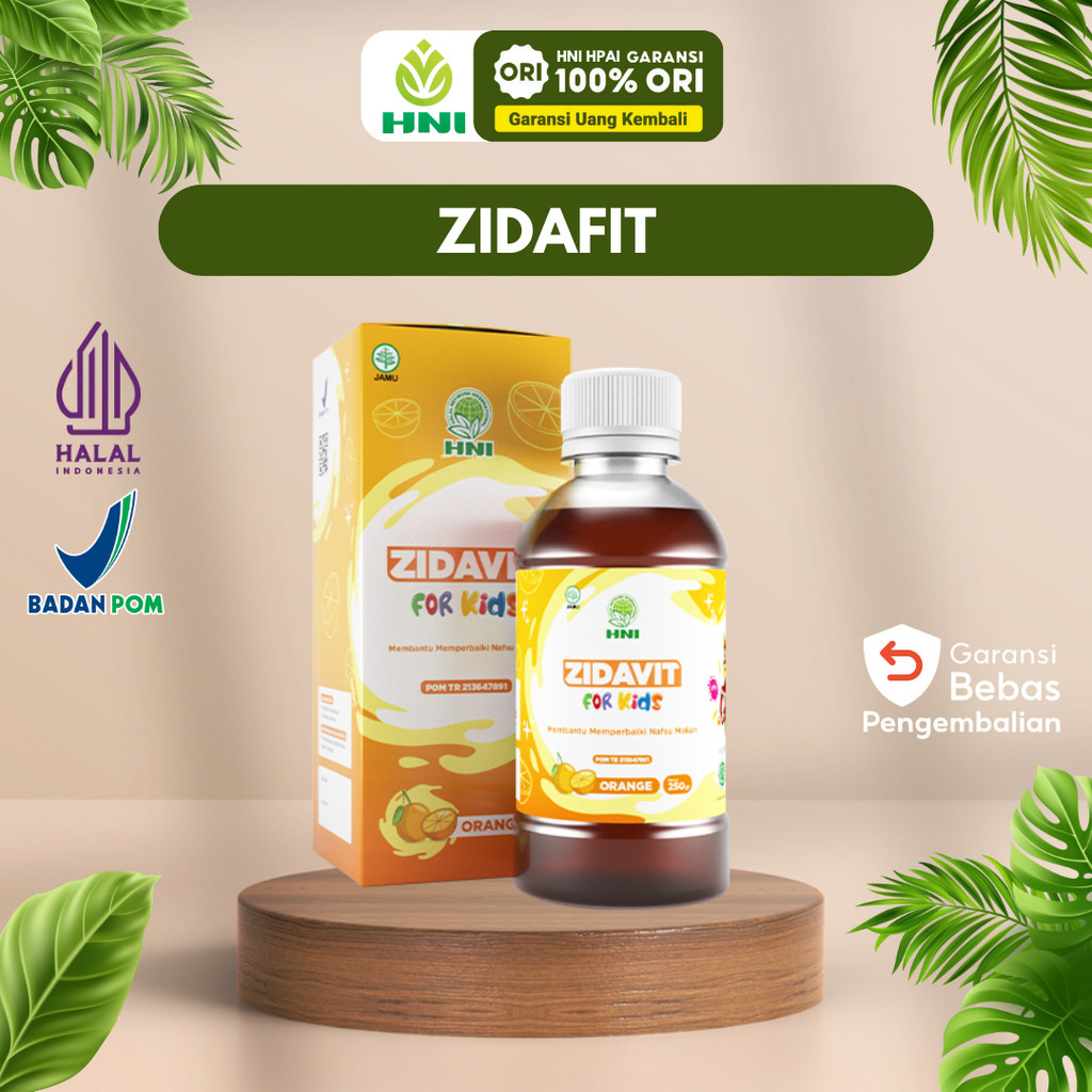 Zidafit - Obat Batuk Anak HNI HPAI dan Suplement Vitamin Anak