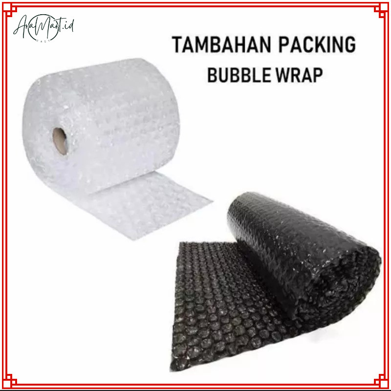 

Extra Bubble Wrap Untuk Packingan Tambahan Lebih Aman Tidak Dijual