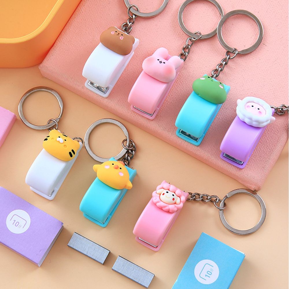 

Office Supplies Binder Tools File Organizer Stapler Paper Clips Push Clip Document Binding Hoops Mini Stapler