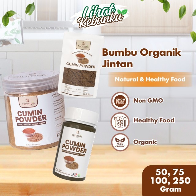 

ALAMEE Bumbu Dapur Jintan Bubuk Cumin Powder Bumbu Dapur Instan Jinten Ground Caraway Rempah Masak LIHAT KEBUNKU